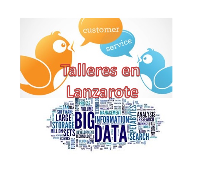 Talleres formación en Lanzarote big data, twitter y atención al clientes